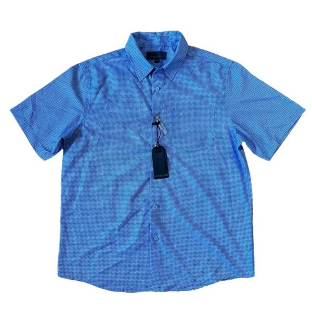 New Hydrogen Men’s Button Up Short Sleeve Size Medium
